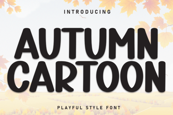 Autumn Cartoon: The Perfect Handmade Display Font for Small Business Branding