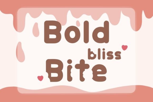 Boldbliss Bitebliss: A Playful Display Typeface for Editorial Design