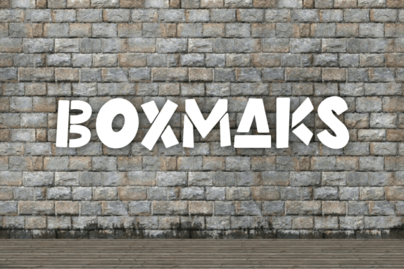 Boxmaks: The Dynamic Font for Fashion Brand Identity