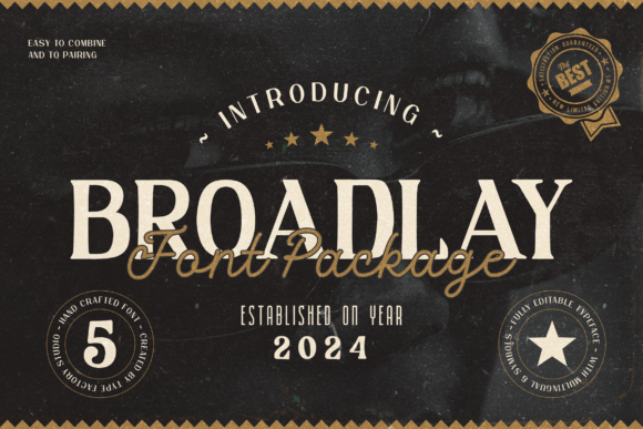 Broadlay: The Vintage Typeface for Authentic Branding