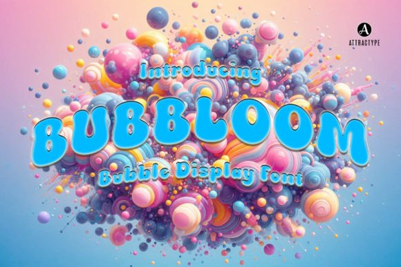 Bubbloom: The Cute Display Font for Playful Branding