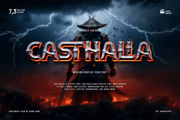 Casthalia: The Modern Typeface for Bold Editorial Design