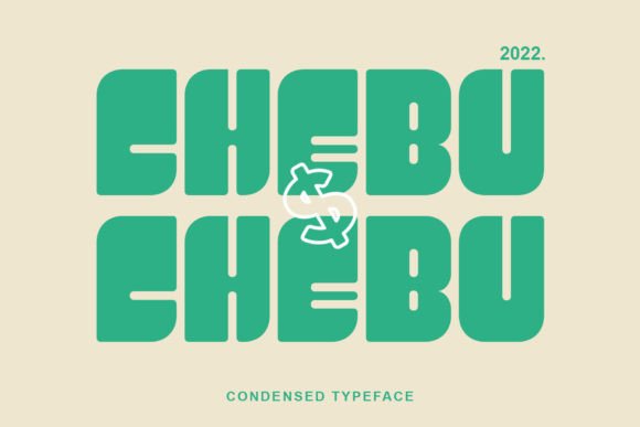 Chebu Display Font for Joyful Web Branding