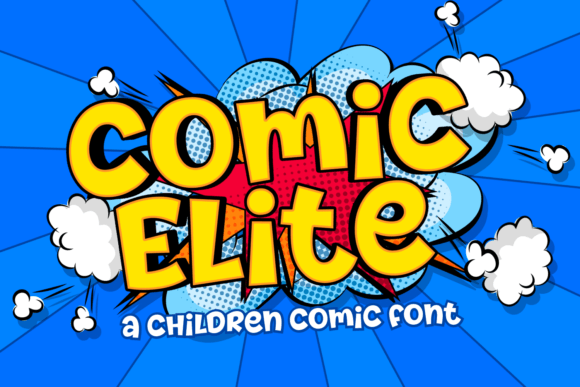 Comic Elite: A Playful Display Font for Creative Branding