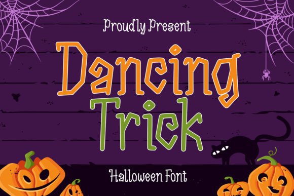 Dancing Trick: A Spooky Display Font for Creative Branding