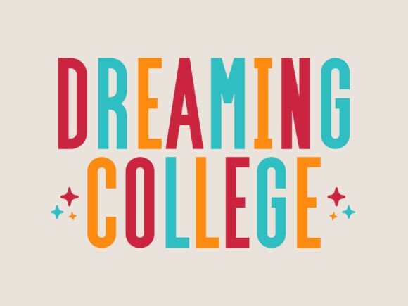 Dreaming College: The Playful Display Font for Creative Makers