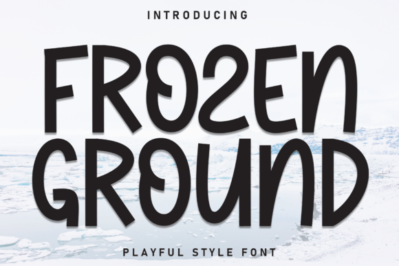 Frozen Ground Typeface: Elevate Your Winter Brand Identity