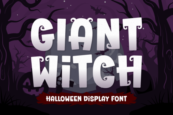 Giant Witch: The Whimsical Display Font for Magical Branding