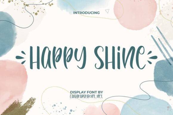 Happy Shine: The Joyful Typeface for Your Brand