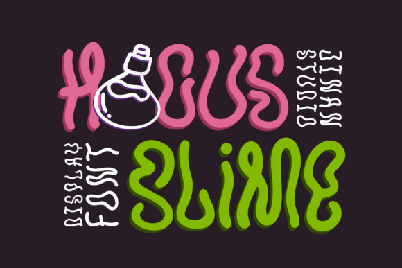Hocus Slime: The Perfect Spooky Display Font for Crafters