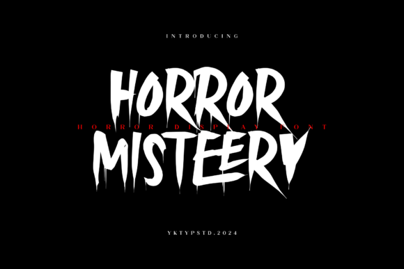 Horror Misteery: The Chilling Typeface for Bold Brand Identity