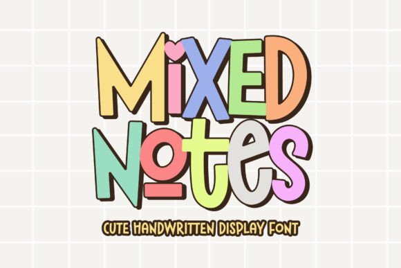 Mixed Notes: The Bouncy Display Font for Festive Branding