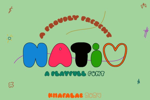 Nativ: A Whimsical Display Font for Editorial Design