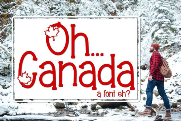 Oh Canada: A Bold Display Font for Rustic Brand Identity