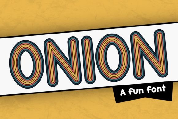 Onion Display Font: A Retro Bold Typeface for Campaigns