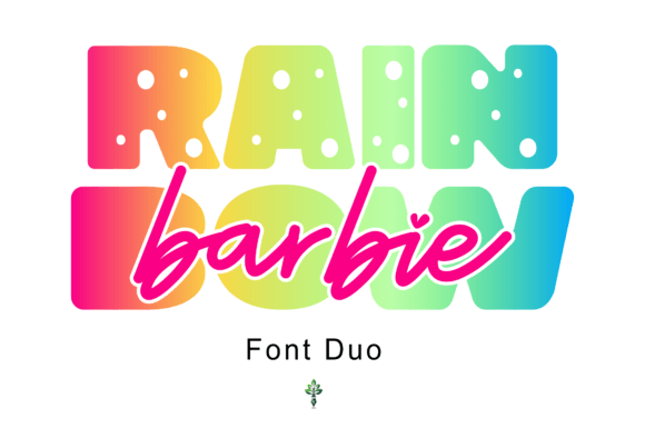 Rainbow Barbie: The Vibrant Display Font for Creative Sellers