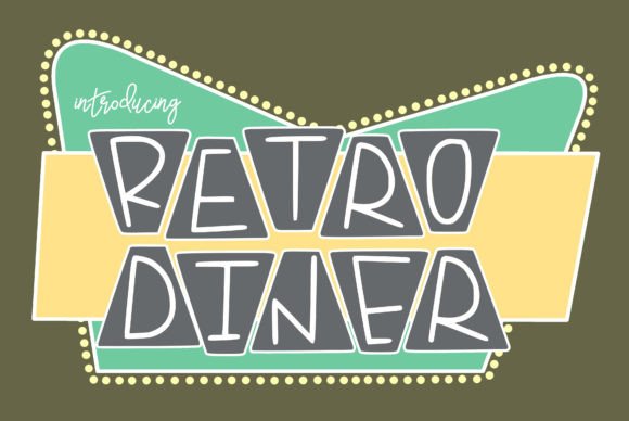 Retro Diner: A Vintage Typeface for Editorial Design