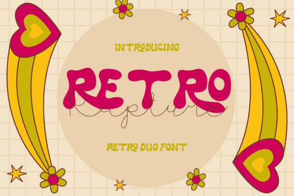 Retro Rapture: The 70s Display Font for Bold Campaign Headlines