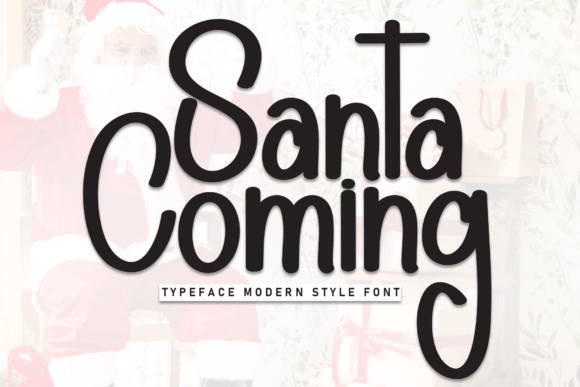 Santa Coming: A Premium Display Font for Festive Campaigns