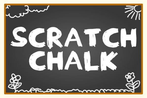 Scratch Chalk: The Authentic Font for Handmade Branding