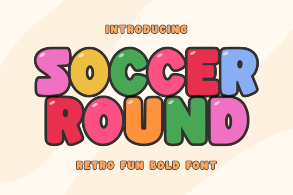 Soccer Round: The Bold Display Font for Viral Campaigns
