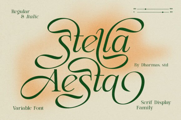 Stella Aesta: The Elegant Display Font for Polished Branding