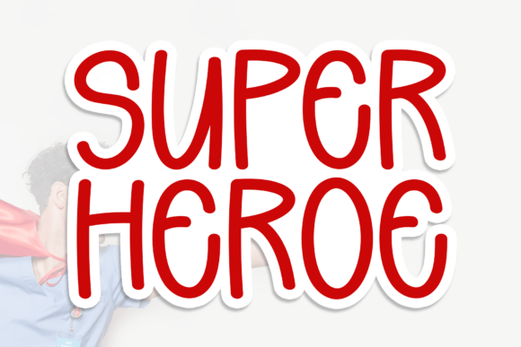 Super Heroe Font: Bold Display Type for Creative Crafters
