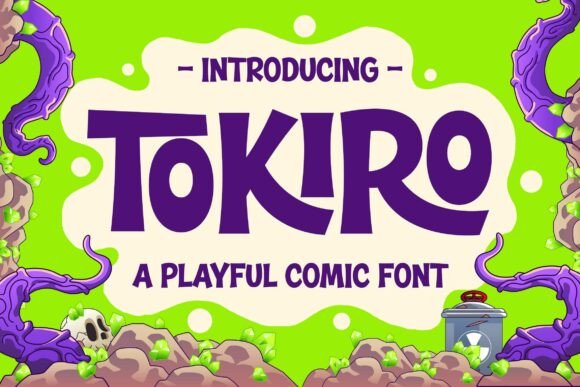 Tokiro: The Playful Comic Display Font for Bold Campaigns