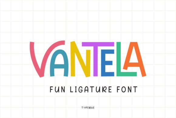 Vantela: The Playful Display Font for Engaging Editorial Design