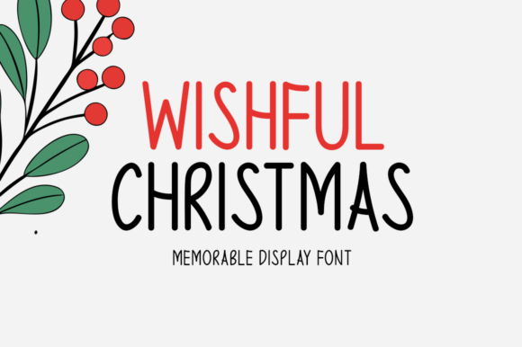 Wishful Christmas: The Perfect Holiday Display Font for Web Design